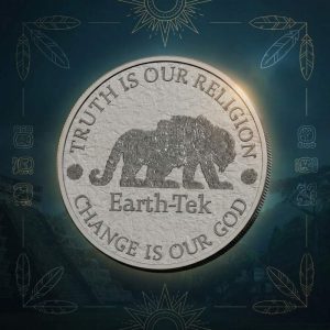 EarthTek One Troy Ounce Silver Bullion Round Individually Numbered One Through 500 Limited Production